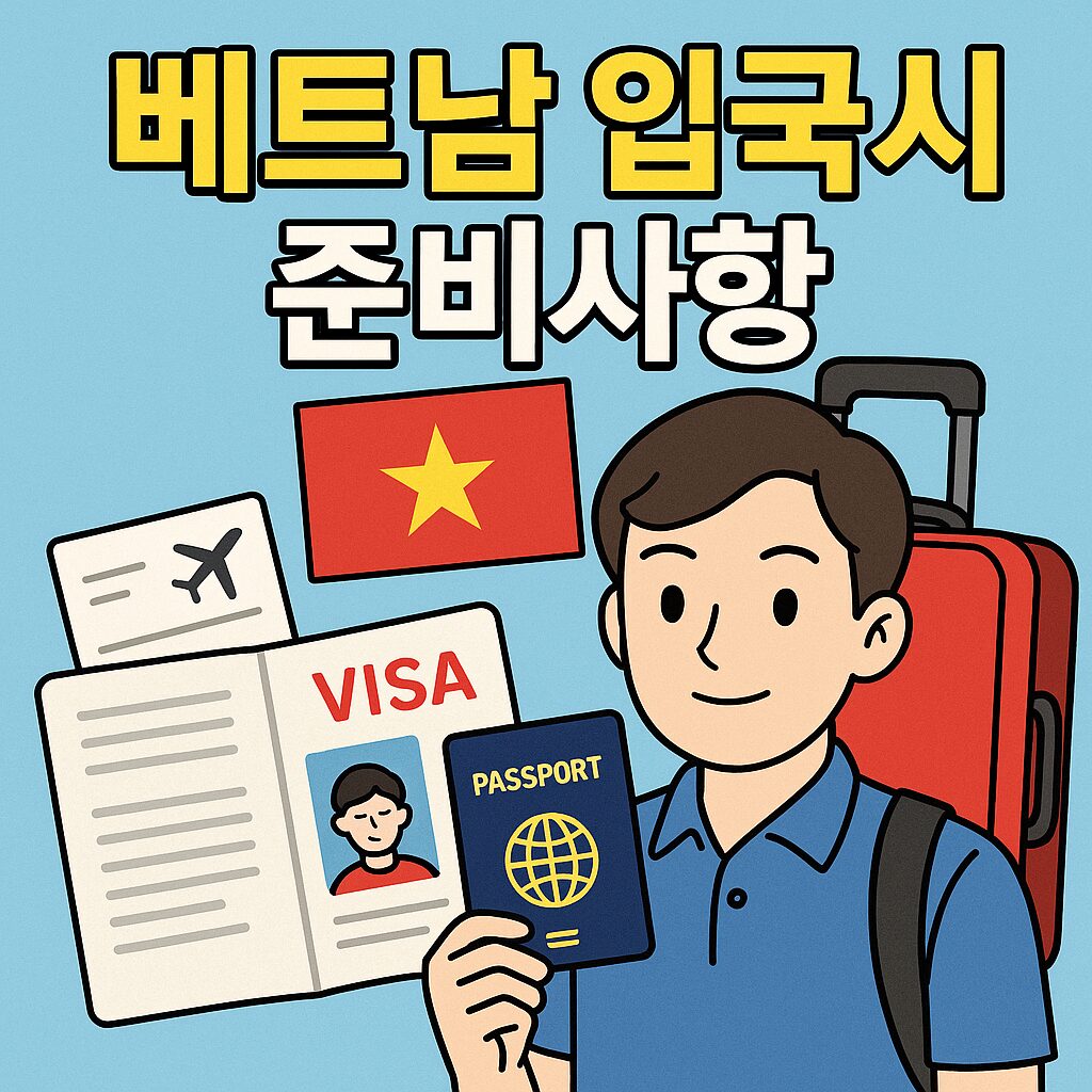 베트남 입국시 준비 사항